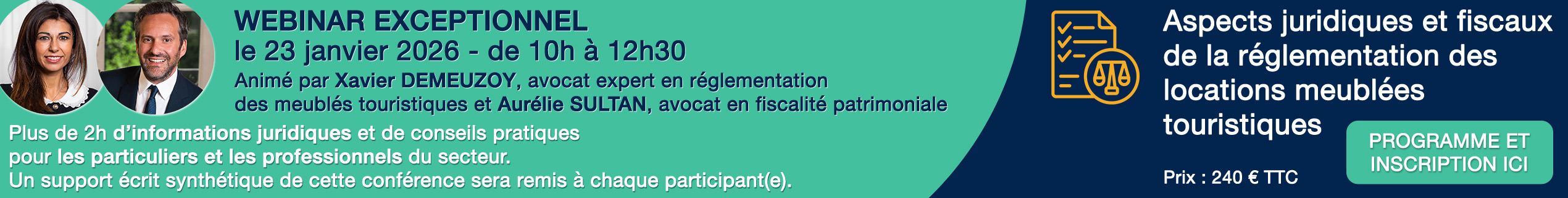 Webinar Xavier Demeuzoy Location meublés touristiques